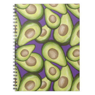 Caderno Espiral Gourmet Fresco Vegan Avocado Padrão
