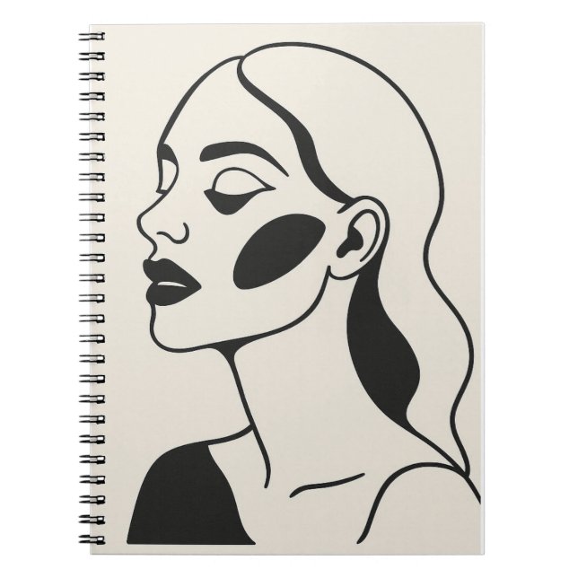 Caderno Espiral Graça e elegância o retrato de uma nobre (Frente)