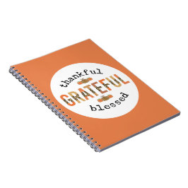 Caderno Espiral Graças Grata, Bênção, Bela Queda, Ação de Graças