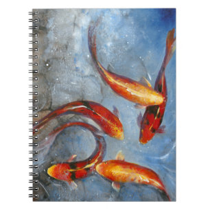 Caderno Espiral Graceful Koi