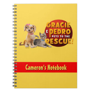 Caderno Espiral Gracie & Pedro Dynamic Duo