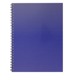 Caderno Espiral Gradiente Azul Índigo