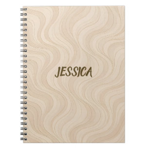 Caderno Espiral Gradiente de Energia Aura Padrão Moderno