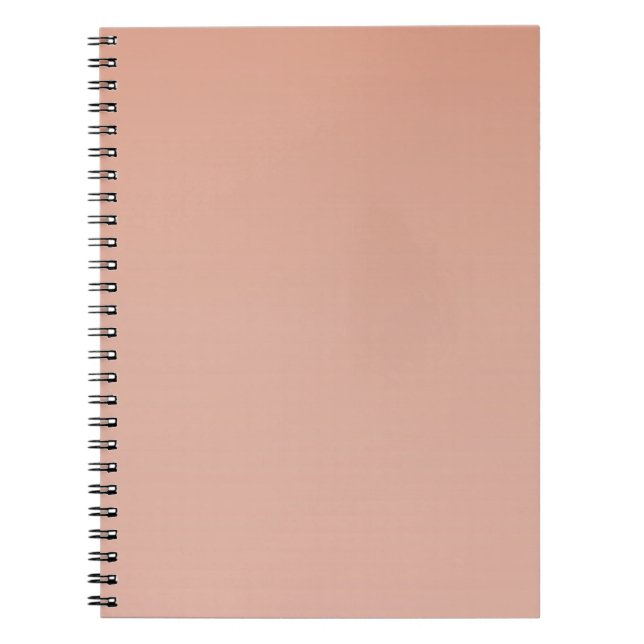 Caderno Espiral Gradiente de Pele Lisa (Frente)