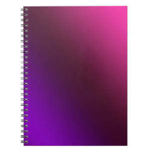 Caderno Espiral Gradiente, roxo-rosa