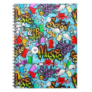 Caderno Espiral Graffitti