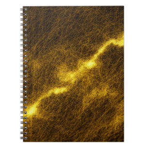 Caderno Espiral gráfico de gradação de padrão de vintage gerado pe