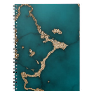 Caderno Espiral Gráfico de ilustração de abstrato Marble