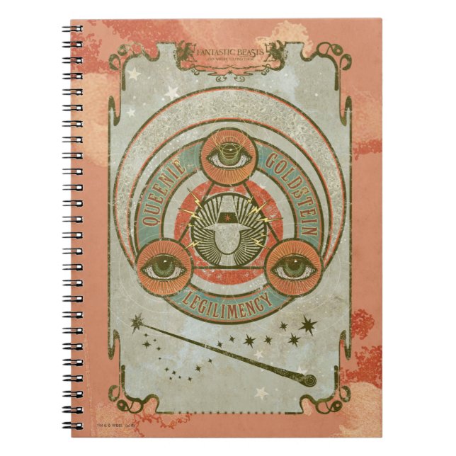 Caderno Espiral Gráfico de Legiliência QUEENIE GOLDSTEIN™ (Frente)