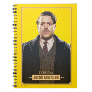 Caderno Espiral Gráfico de Personagem Jacob Kowalski