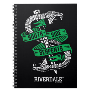 Caderno Espiral Gráfico de Serpentes Lados do Sul