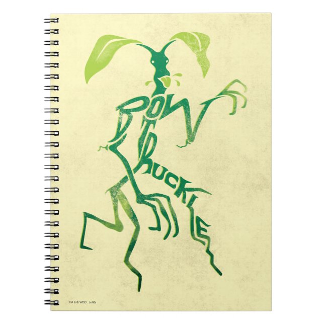 Caderno Espiral Gráfico de Tipografia BOWTRUCKLE™ PICKETT™ (Frente)