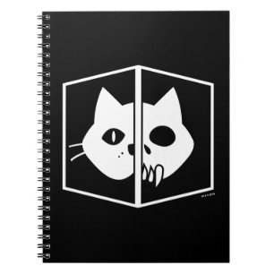 Caderno Espiral Gráfico do gato de Schrödinger