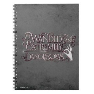 Caderno Espiral Gráfico Wanded E Extremamente Perigoso - Branco