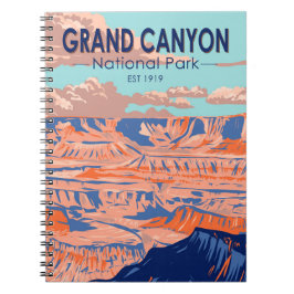 Caderno Espiral  Grand Canyon National Park Arizona Vintage