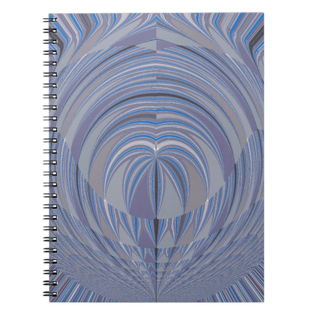 Caderno Espiral Grande Design de Coração Invisível (Frente)
