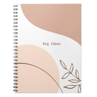 Caderno Espiral Grande Diário Inspirador de Ideias