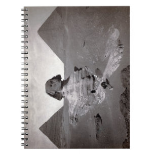 Caderno Espiral Grande Esfinge da Necrópole de Gizé e Pirâmides