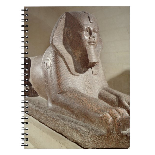 Caderno Espiral Grande esfinge, de Tanis (granito) (Frente)