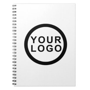 Caderno Espiral Grande Logotipo Empresarial Moderno Minimalista Br