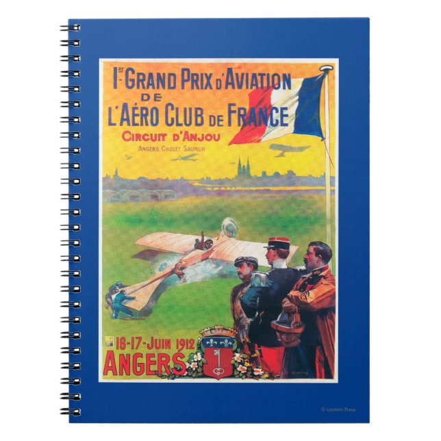 Caderno Espiral Grande Prêmio da Aviação (Frente)