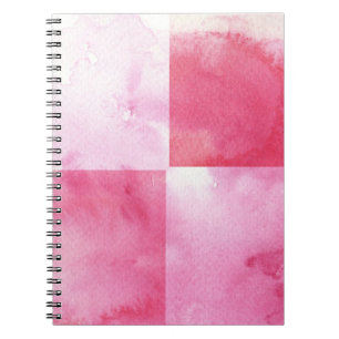 Caderno Espiral grandes bandeiras da aguarela para seu design