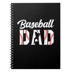 Caderno Espiral Grandfather Quotes Baseball Dad