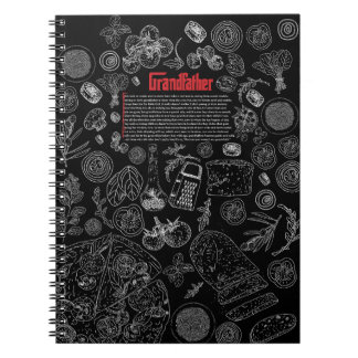 Caderno Espiral Grandfather Recipe Notebook