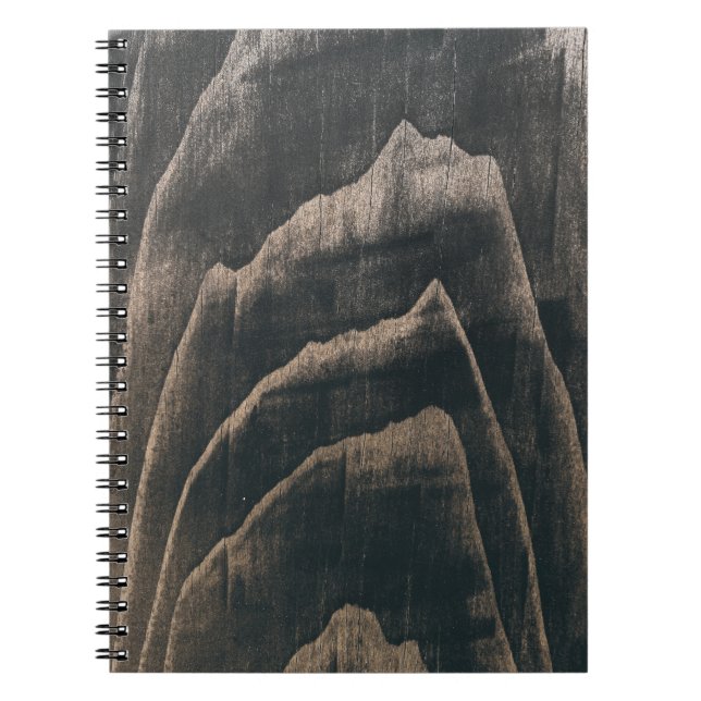 Caderno Espiral Grão de Madeira de Séculos (Frente)