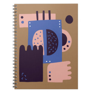Caderno Espiral Grãos de Café - Arte de Amante de Cafeína
