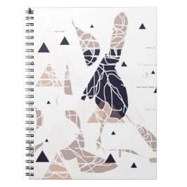 Caderno Espiral graph paper desenhos triangle soft by SIRAdesign