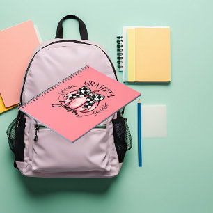 Caderno Espiral Grateful Season Pumpkin Outono