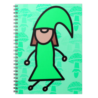 Caderno Espiral Greeeeen Gnome