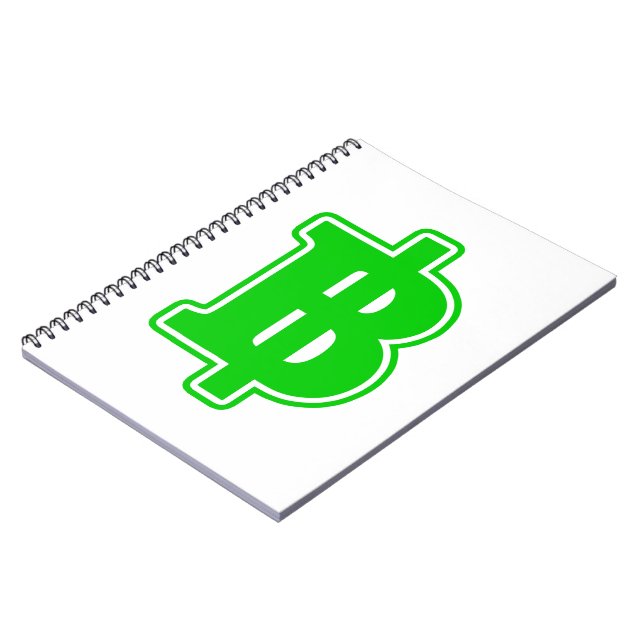 Caderno Espiral GREEN BAHT SGN ฿ Moeda Tailandesa ฿ (Left Side)