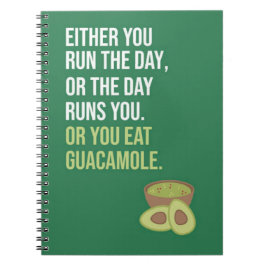 Caderno Espiral Green Cute Funny Guacamole Gifts Avocado Fruit