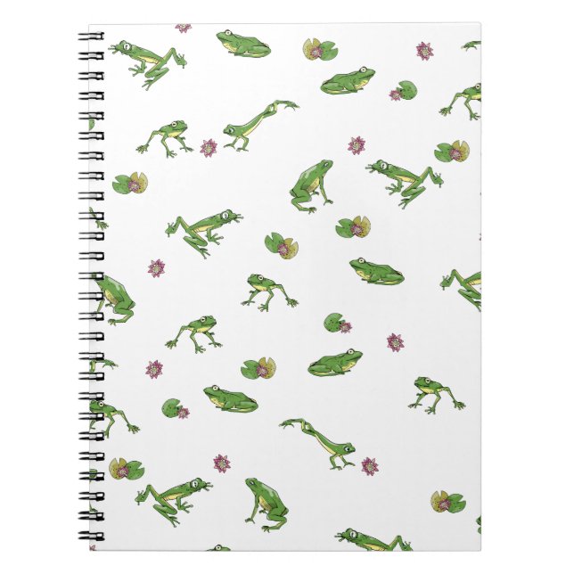 Caderno Espiral Green Frogs (Frente)