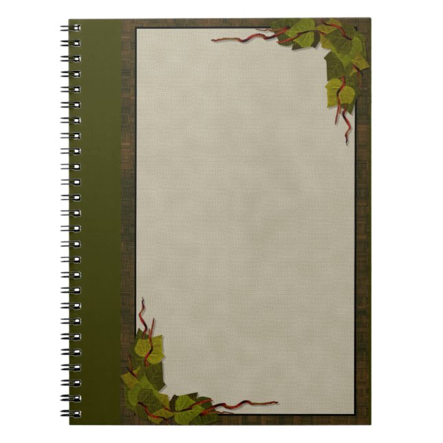 Caderno Espiral Green Ivy (Frente)