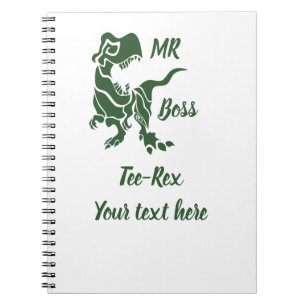 Caderno Espiral Green Trex, o Chefe Dino
