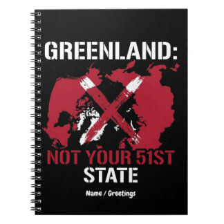 Caderno Espiral Greenland Sovereignty Not Your 51st State Arctic