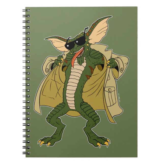 Caderno Espiral Gremlins | Strich Trench Casaco Flash (Frente)