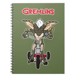 Caderno Espiral Gremlins   Stripe Riding Tricycle