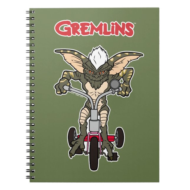 Caderno Espiral Gremlins | Stripe Riding Tricycle (Frente)