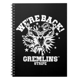 Caderno Espiral Gremlins   Stripe We're Back