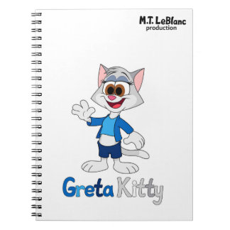 Caderno Espiral Greta Kitty