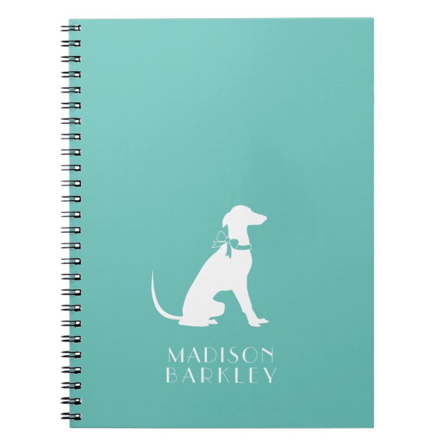 Caderno Espiral Greyhound Dog Puppy (Frente)