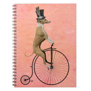 Caderno Espiral Greyhound em Black Penny Farthing