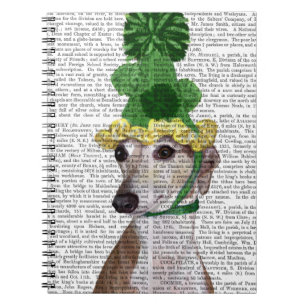 Caderno Espiral Greyhound em Green Knmit Hat 2