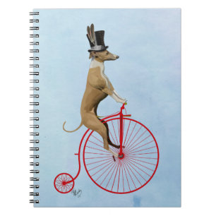 Caderno Espiral Greyhound em Red Penny Farthing