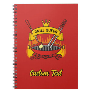 Caderno Espiral Grill Queen