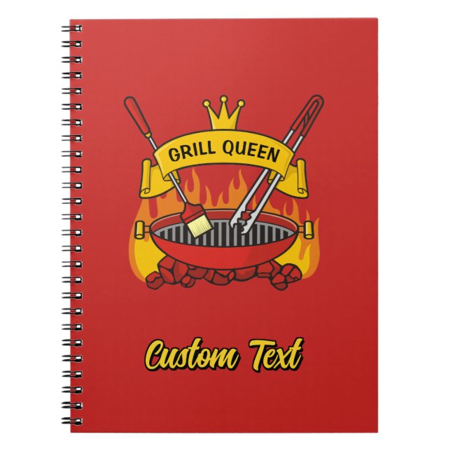 Caderno Espiral Grill Queen (Frente)